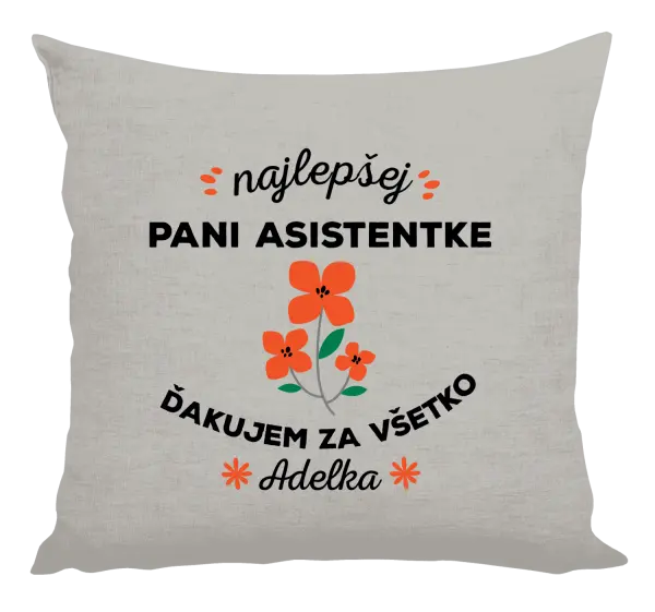 Vankúš Najlepšej pani asistentke
