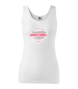 Dámske tielko Najlepšia pani učiteľka pod slnkom