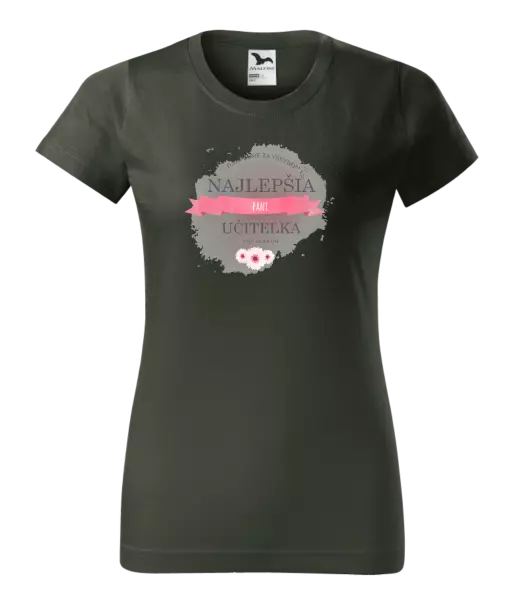 Dámske tričko Najlepšia pani učiteľka pod slnkom