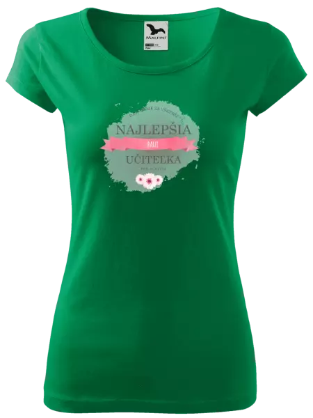Dámske tričko Najlepšia pani učiteľka pod slnkom
