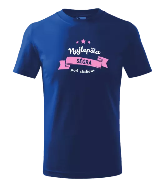 Detské tričko Najlepšia ségra pod slnkom