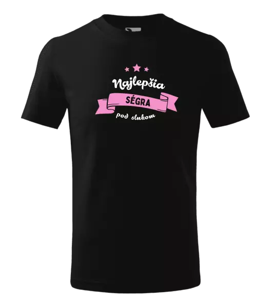 Detské tričko Najlepšia ségra pod slnkom