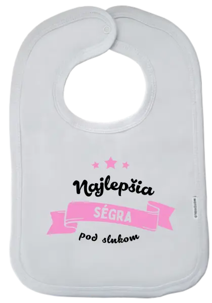 Detský podbradník Najlepšia ségra pod slnkom