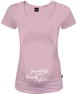 Těhotenské tričko Jen počkejte, až vyleze s vlastním jménem