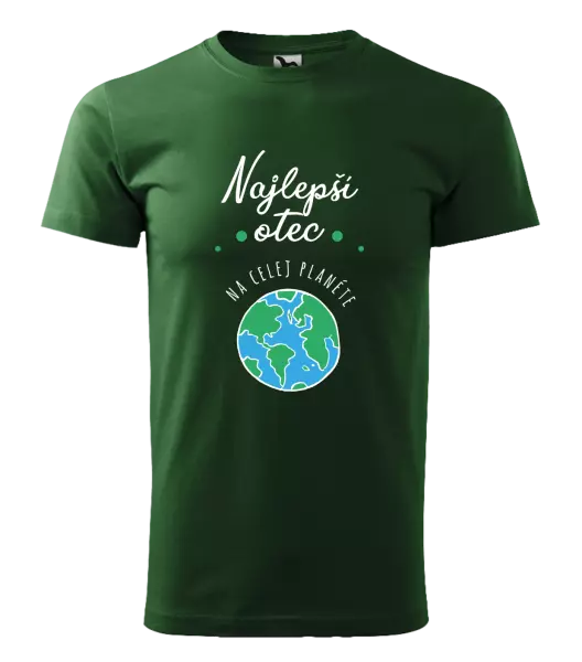 Pánske tričko Najlepší otec na celej planéte