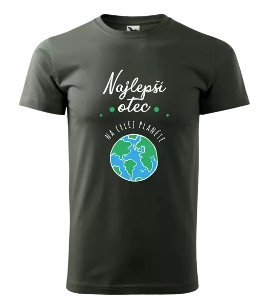 Pánske tričko Najlepší otec na celej planéte