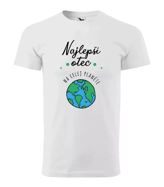 Pánske tričko Najlepší otec na celej planéte