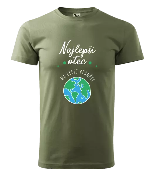 Pánske tričko Najlepší otec na celej planéte