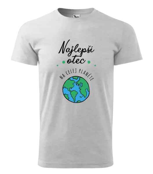 Pánske tričko Najlepší otec na celej planéte