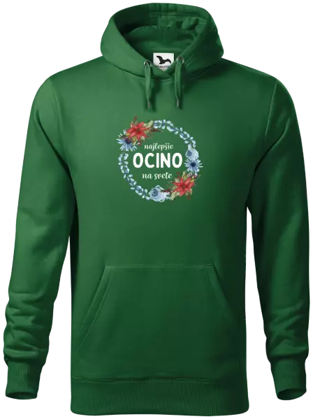 Pánska mikina Najlepší ocino na svete, venček