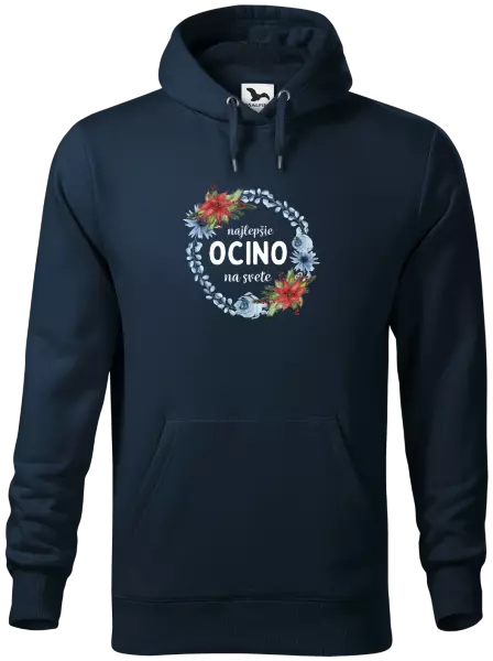 Pánska mikina Najlepší ocino na svete, venček