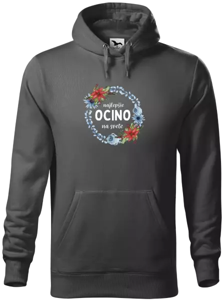 Pánska mikina Najlepší ocino na svete, venček