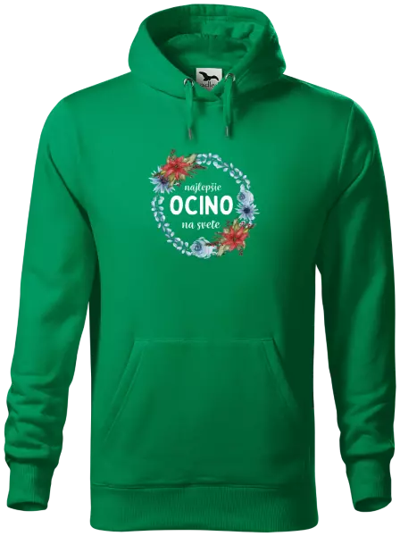 Pánska mikina Najlepší ocino na svete, venček