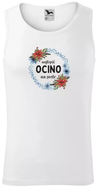 Pánske tielko Najlepší ocino na svete, venček