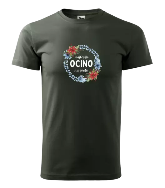 Pánske tričko Najlepší ocino na svete, venček