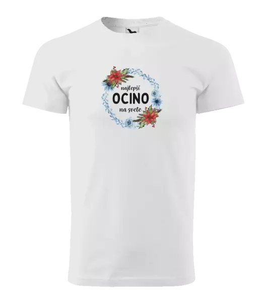 Pánske tričko Najlepší ocino na svete, venček