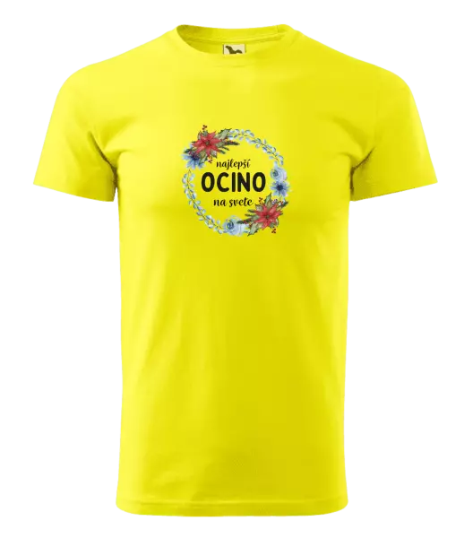 Pánske tričko Najlepší ocino na svete, venček