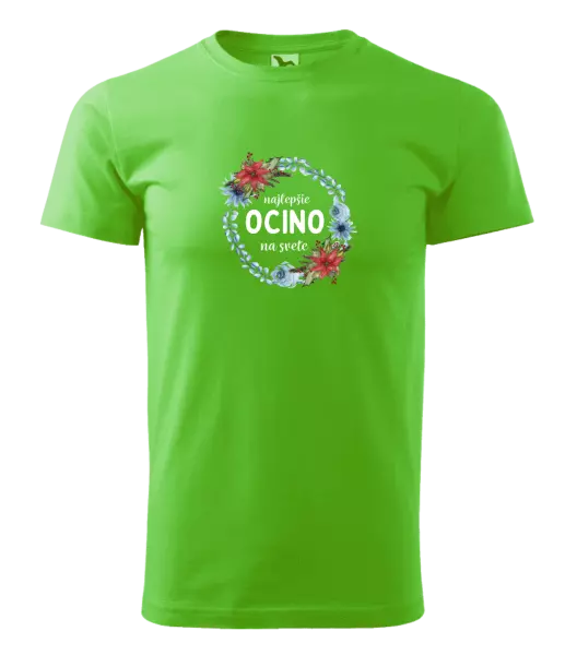 Pánske tričko Najlepší ocino na svete, venček