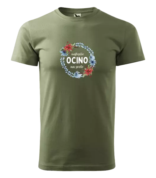 Pánske tričko Najlepší ocino na svete, venček