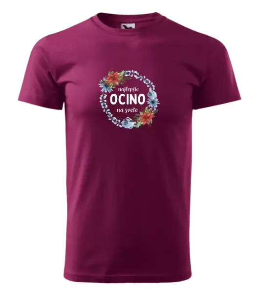 Pánske tričko Najlepší ocino na svete, venček