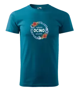 Pánske tričko Najlepší ocino na svete, venček