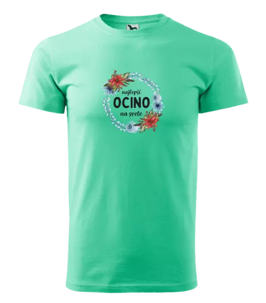 Pánske tričko Najlepší ocino na svete, venček