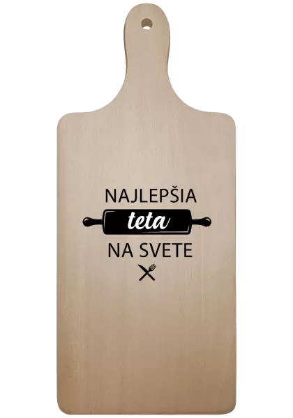 Doštička Najlepšia tete na svete-valček