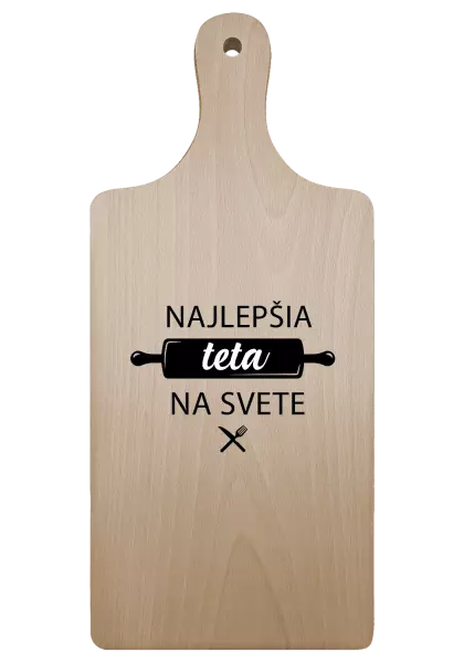 Doštička Najlepšia tete na svete-valček