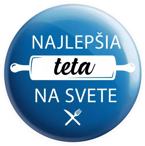 Placka Najlepšia tete na svete-valček