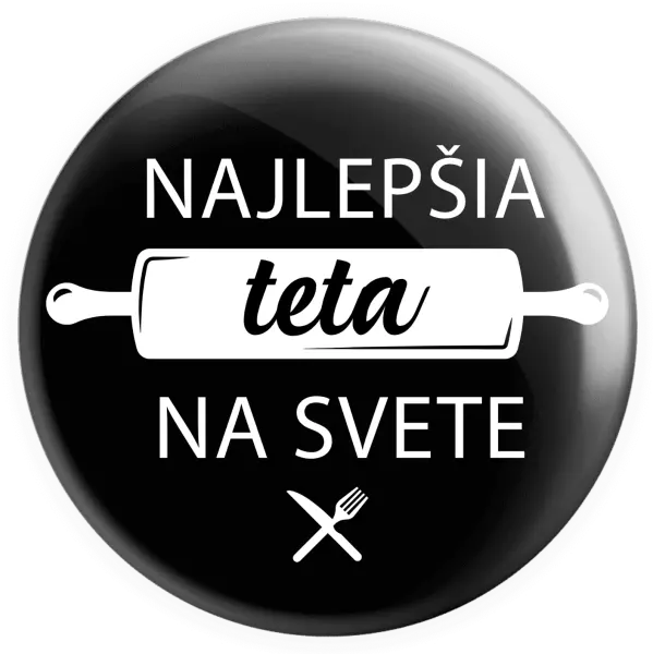 Placka Najlepšia tete na svete-valček