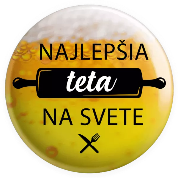 Placka Najlepšia tete na svete-valček