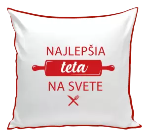 Vankúš Najlepšia tete na svete-valček