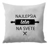 Vankúš Najlepšia tete na svete-valček
