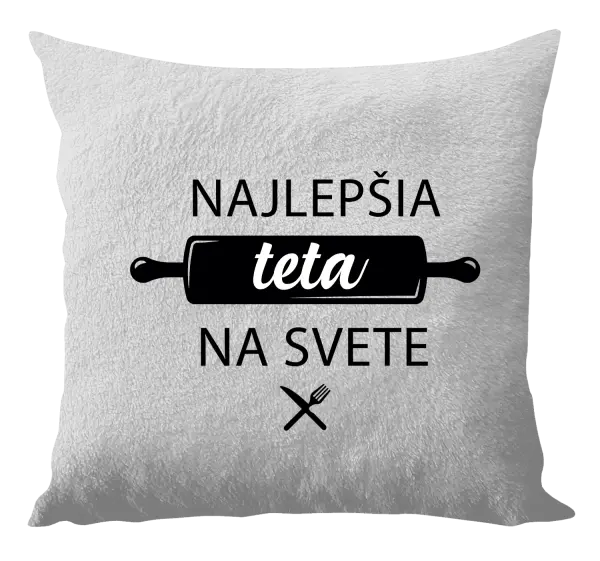 Vankúš Najlepšia tete na svete-valček