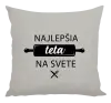 Vankúš Najlepšia tete na svete-valček
