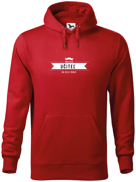 Pánska mikina Najlepší učiteľ na celej škole