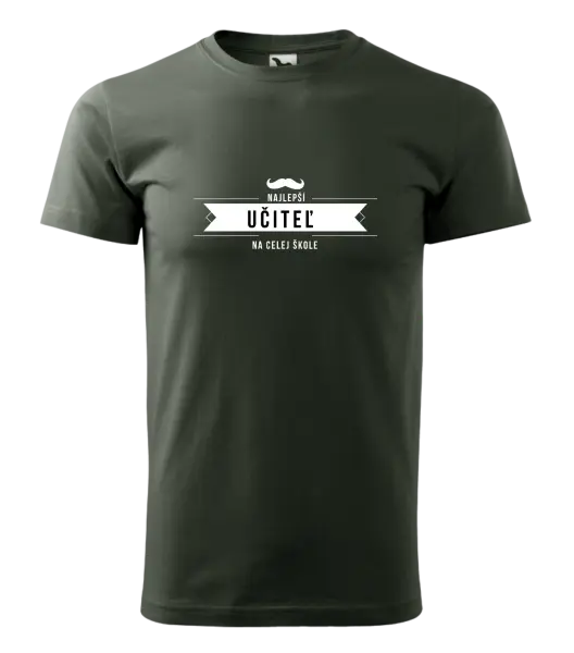 Pánske tričko Najlepší učiteľ na celej škole