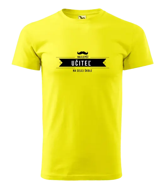 Pánske tričko Najlepší učiteľ na celej škole