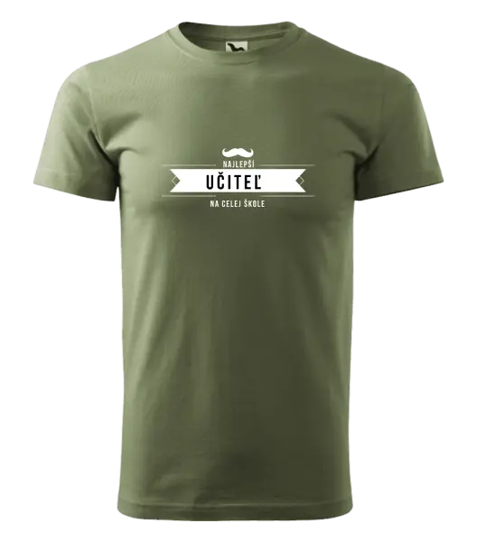 Pánske tričko Najlepší učiteľ na celej škole