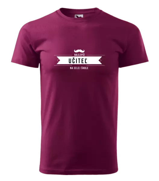 Pánske tričko Najlepší učiteľ na celej škole
