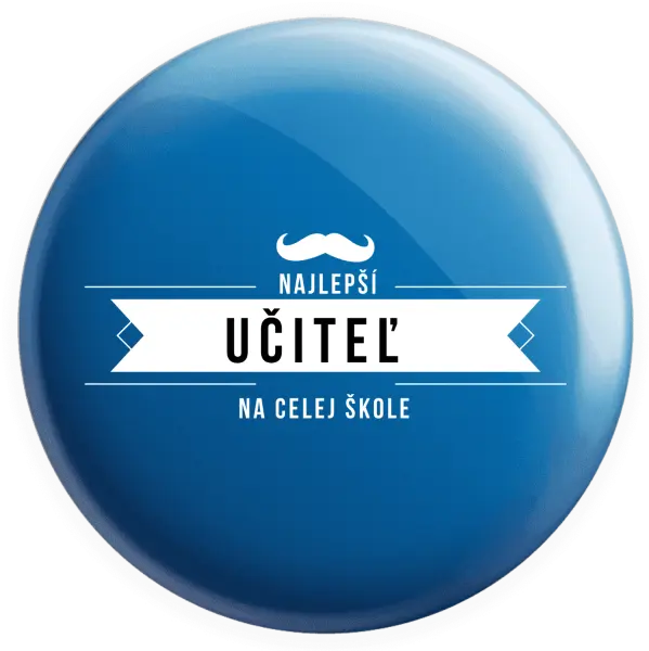 Placka Najlepší učiteľ na celej škole