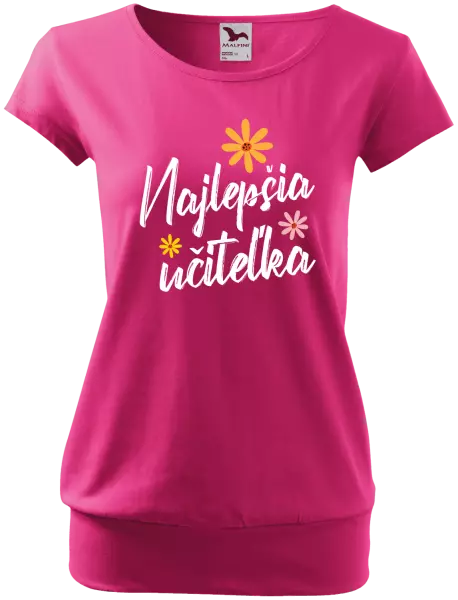 Dámske tričko Najlepšia učiteľka