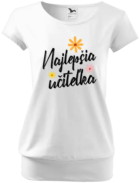 Dámske tričko Najlepšia učiteľka