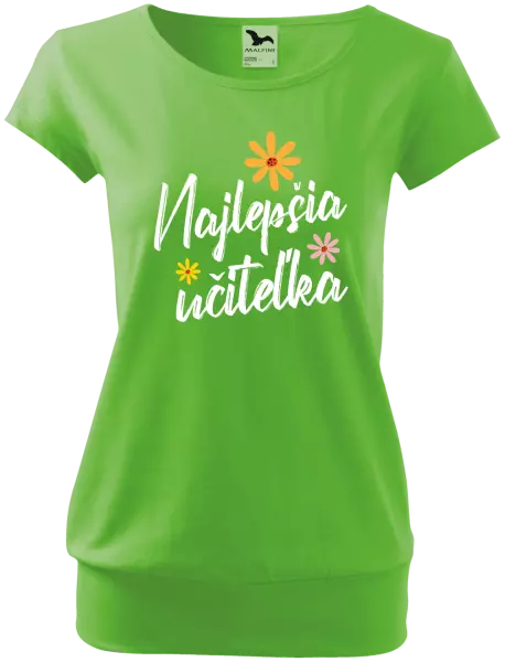 Dámske tričko Najlepšia učiteľka