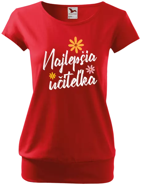 Dámske tričko Najlepšia učiteľka