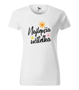 Dámske tričko Najlepšia učiteľka