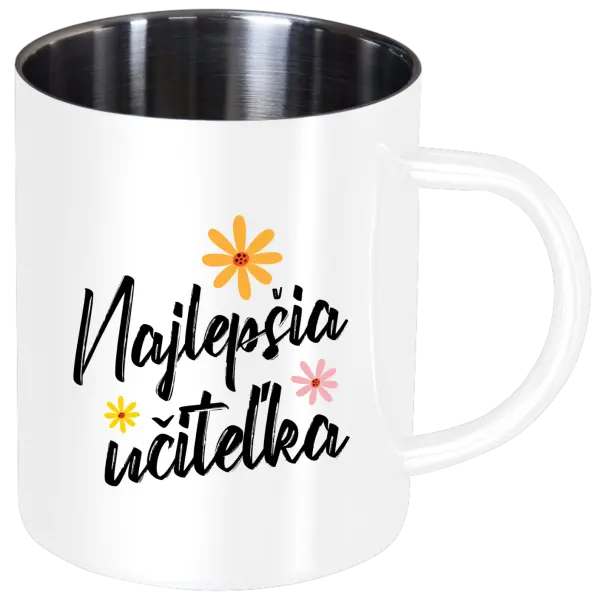 Nerezový hrnček Najlepšia učiteľka