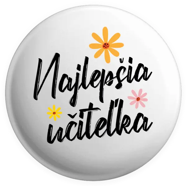 Placka Najlepšia učiteľka