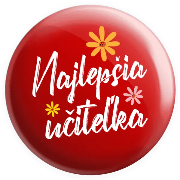 Placka Najlepšia učiteľka