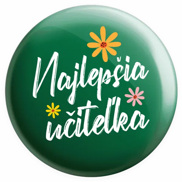 Placka Najlepšia učiteľka